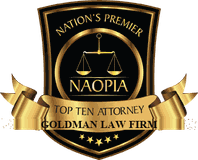 NAOPIA Top Ten Attorney 2026 — Goldman Law Firm